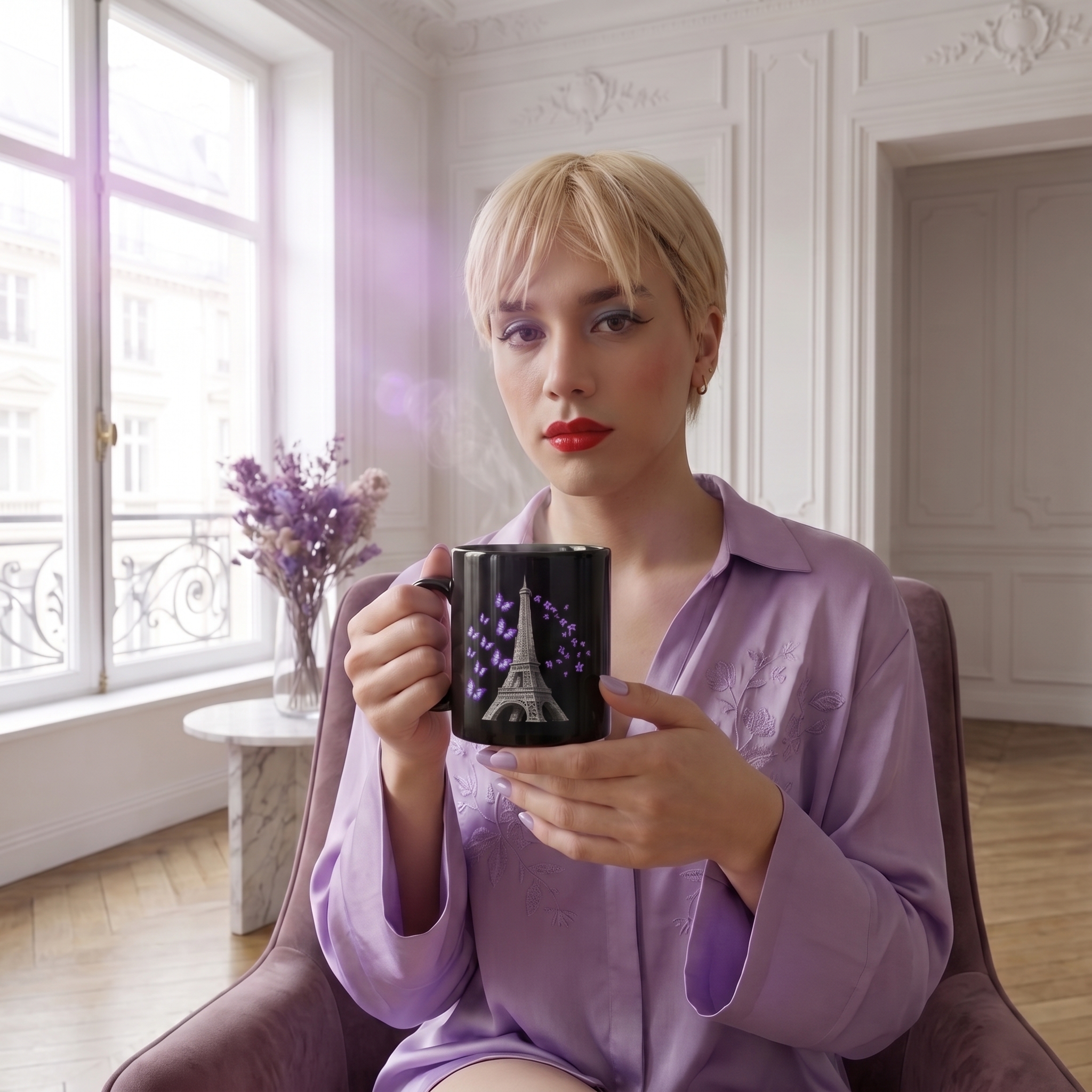 tsgabrielle® • Paris - La Tour Eiffel • Mug brillant • Noir • Céramique • 2 Tailles - View 12