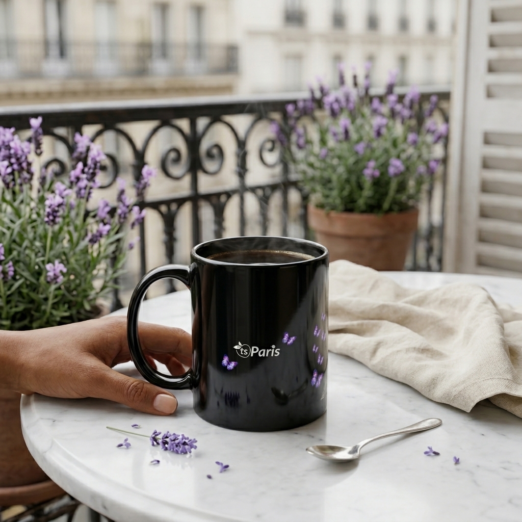 tsgabrielle® • Paris - La Tour Eiffel • Mug brillant • Noir • Céramique • 2 Tailles - View 14