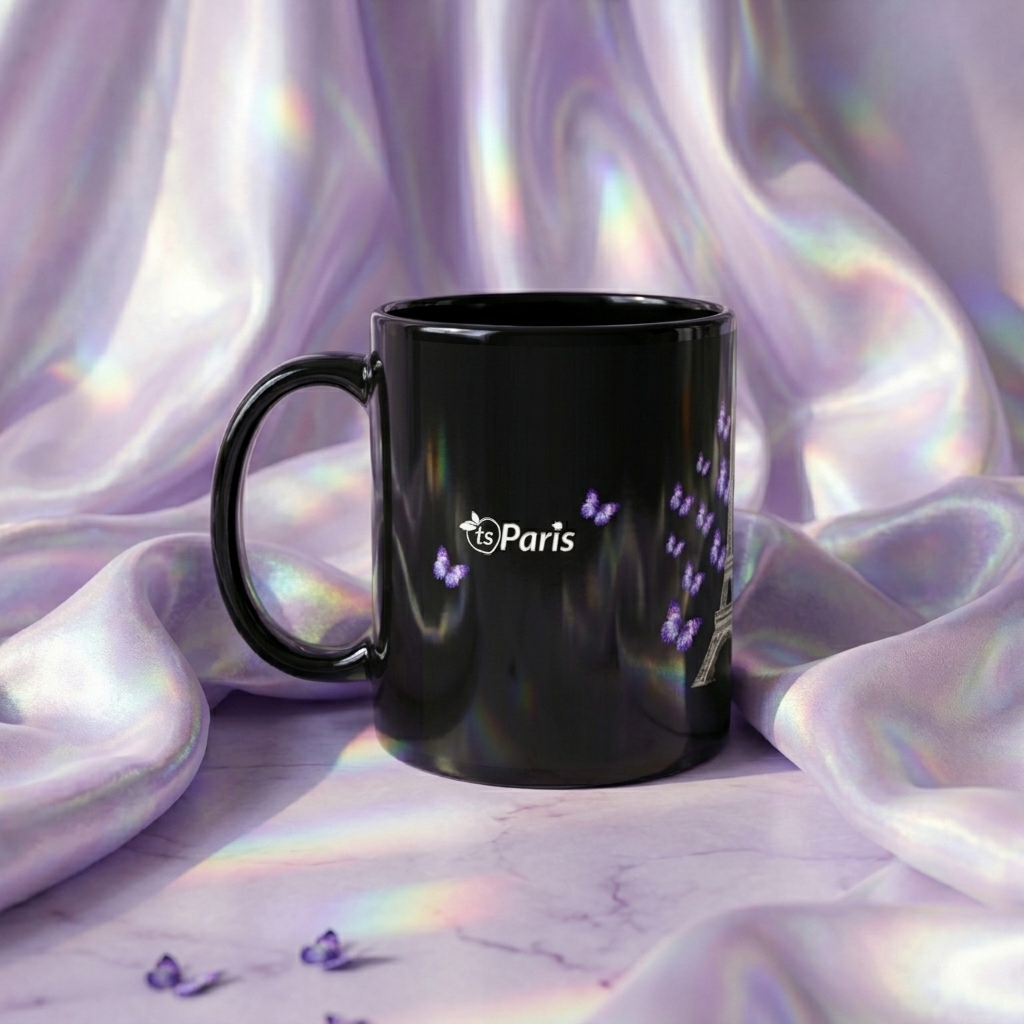 tsgabrielle® • Paris - La Tour Eiffel • Mug brillant • Noir • Céramique • 2 Tailles - View 10