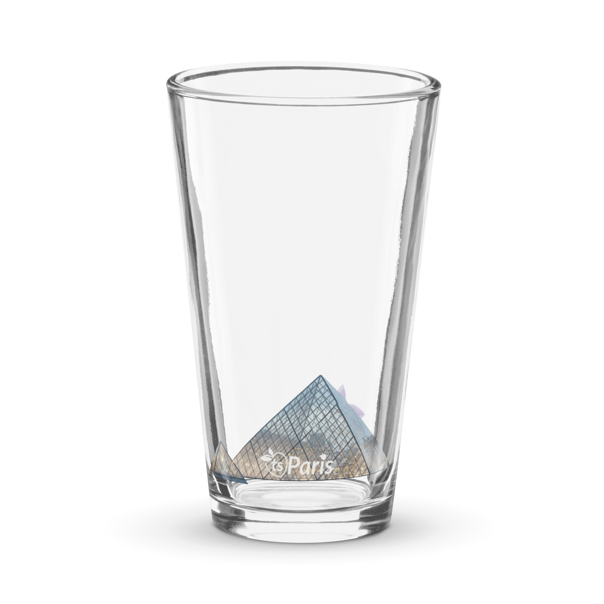 tsgabrielle® • Parijs - De Louvre Pyramide • Shaker Pint Glas • 16 oz