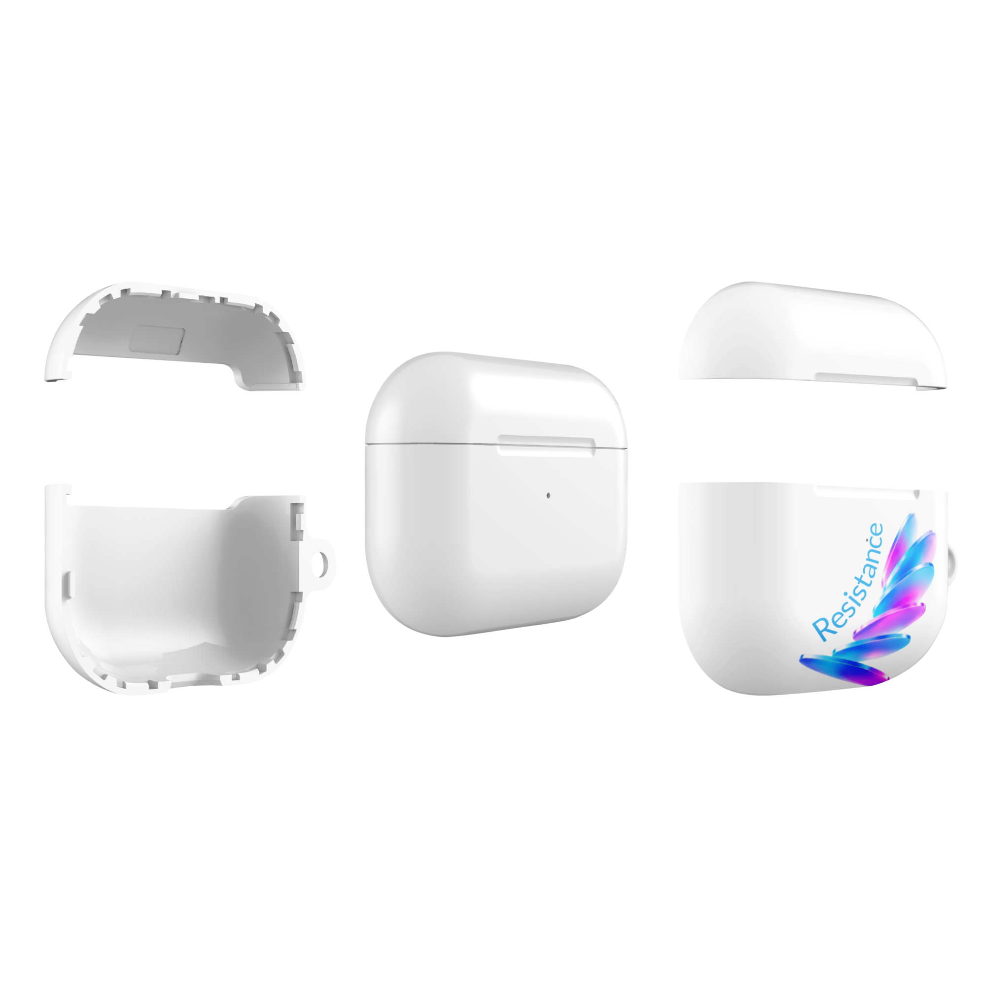 tsgabrielle® • Pride 26 • Case Compatible with AirPods® • White
