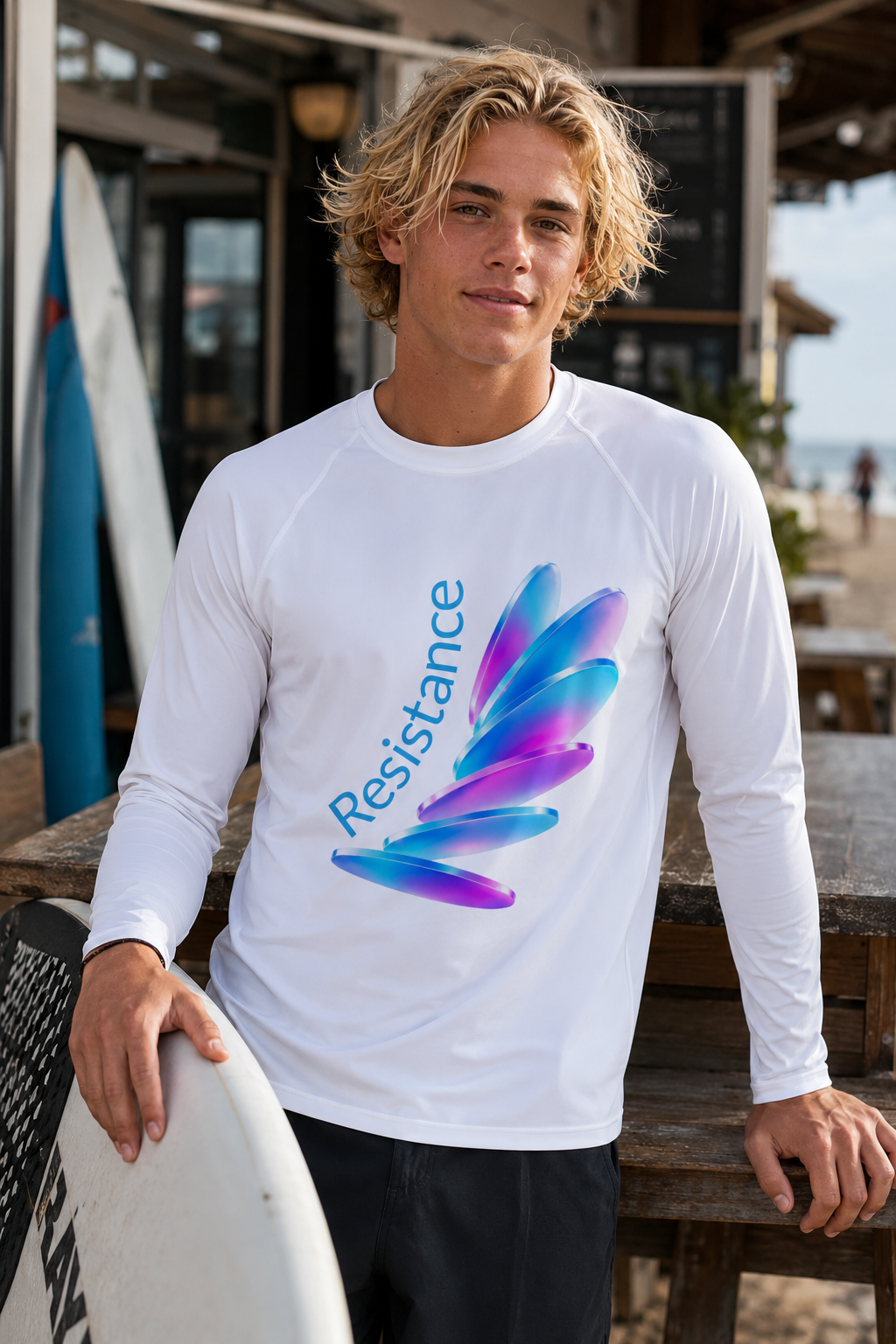 tsgabrielle® • Pour Lui • Pride 26 • Rash Guard • Blanc