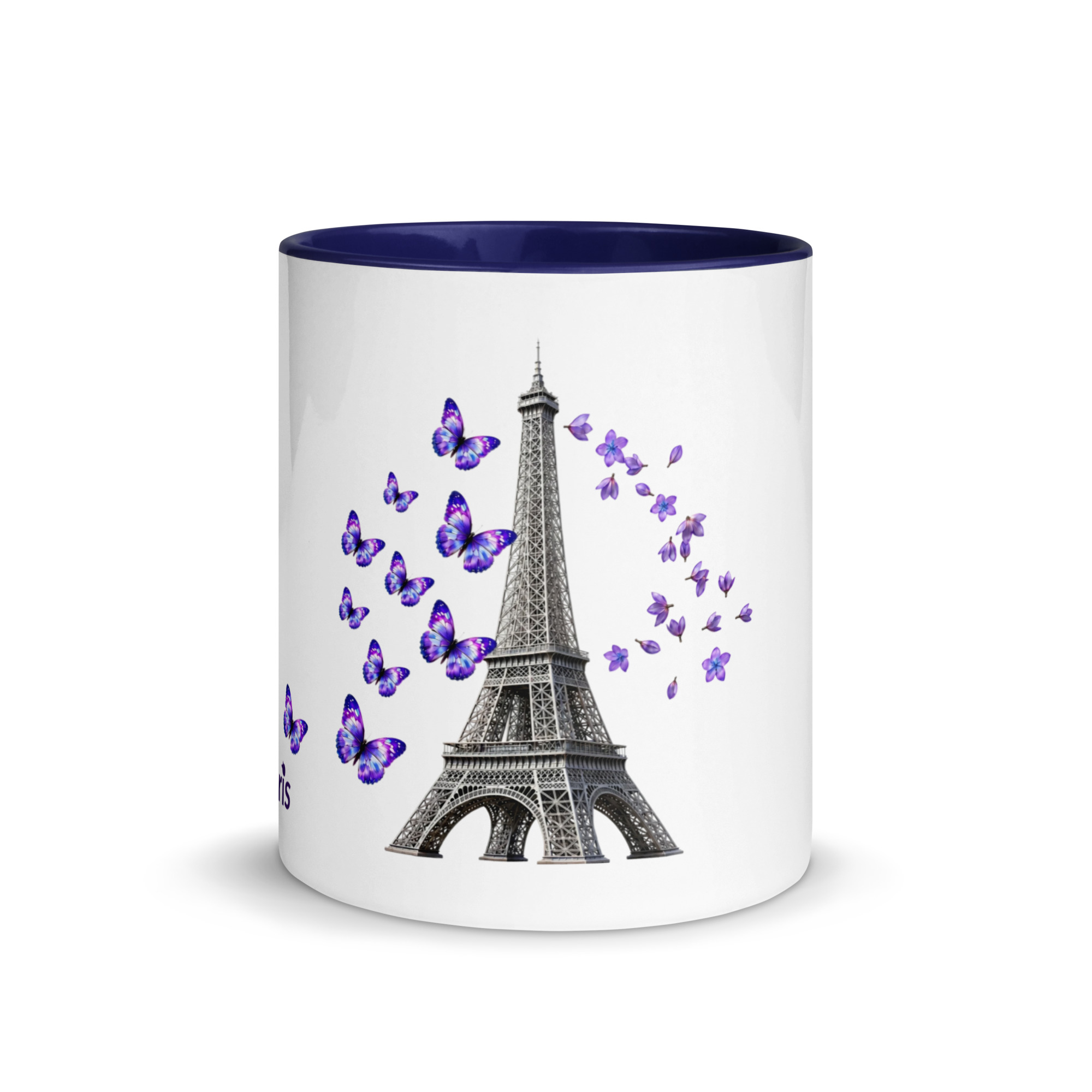 tsgabrielle® • Parijs - De Eiffeltoren • Mok Met Kleur Vanbinnen • Keramiek • 11 oz