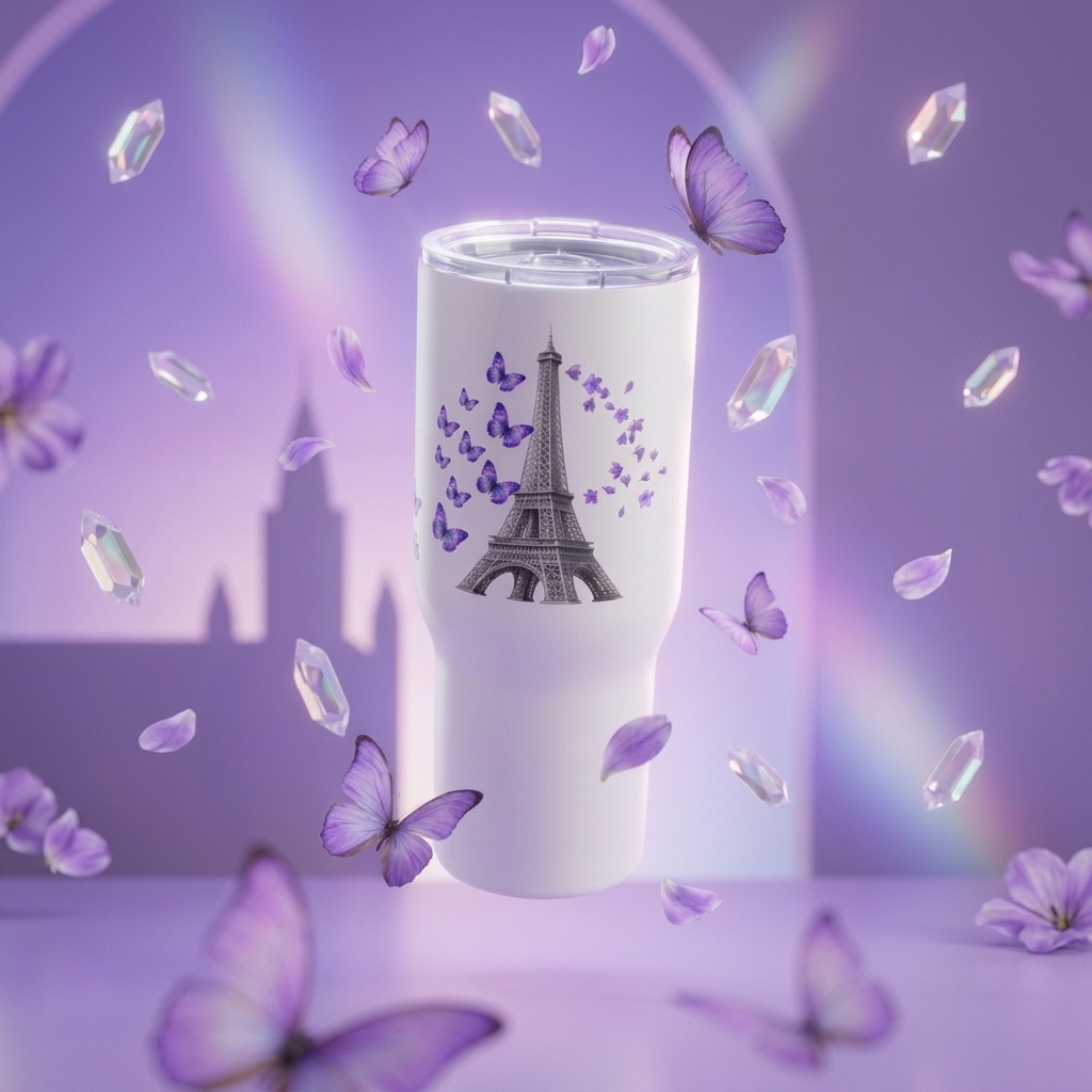 tsgabrielle® • Parijs - De Eiffeltoren • Mok Met Henkel • 2 Maten - View 6