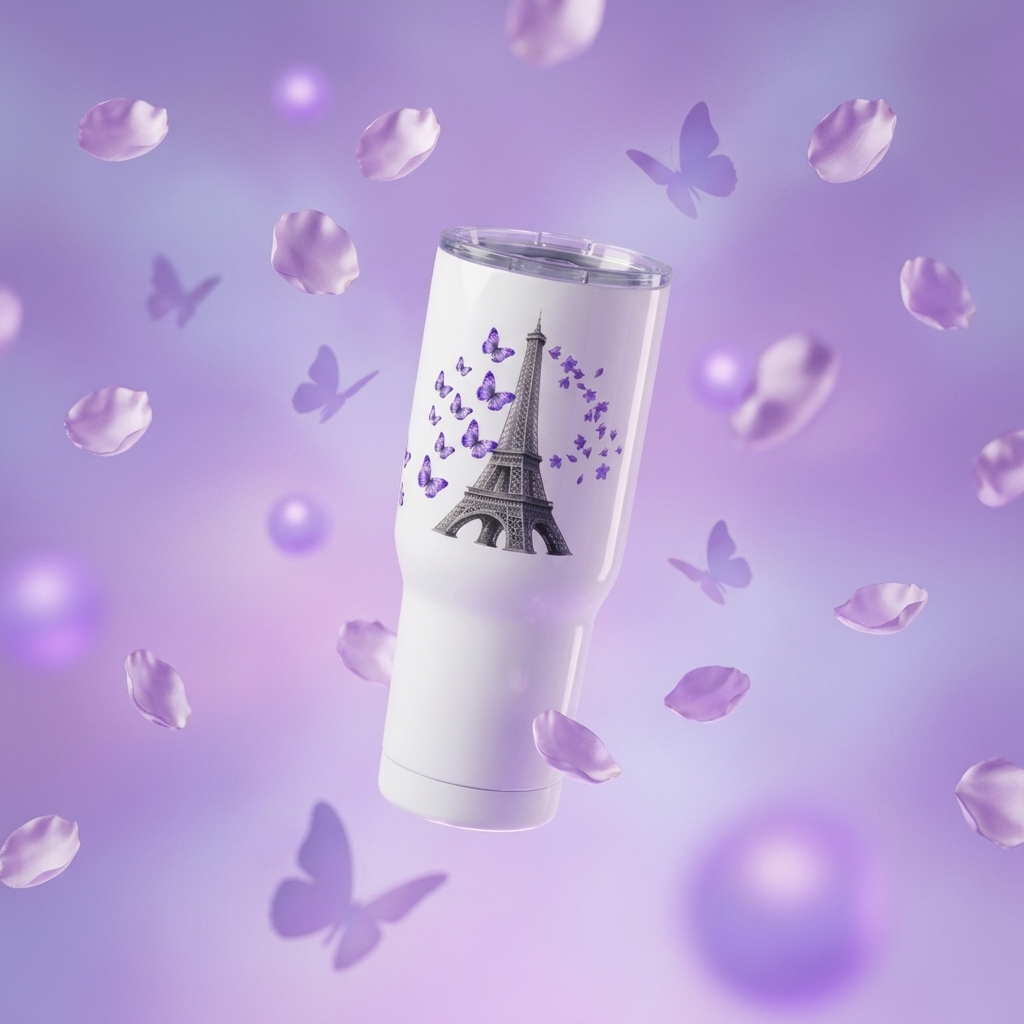 tsgabrielle® • Parijs - De Eiffeltoren • Mok Met Henkel • 2 Maten - View 7