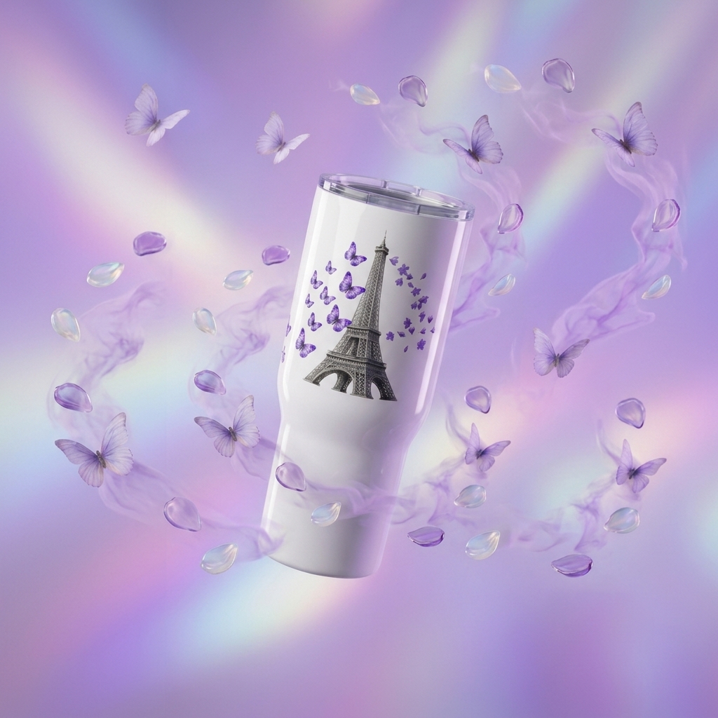 tsgabrielle® • Parijs - De Eiffeltoren • Mok Met Henkel • 2 Maten - View 8