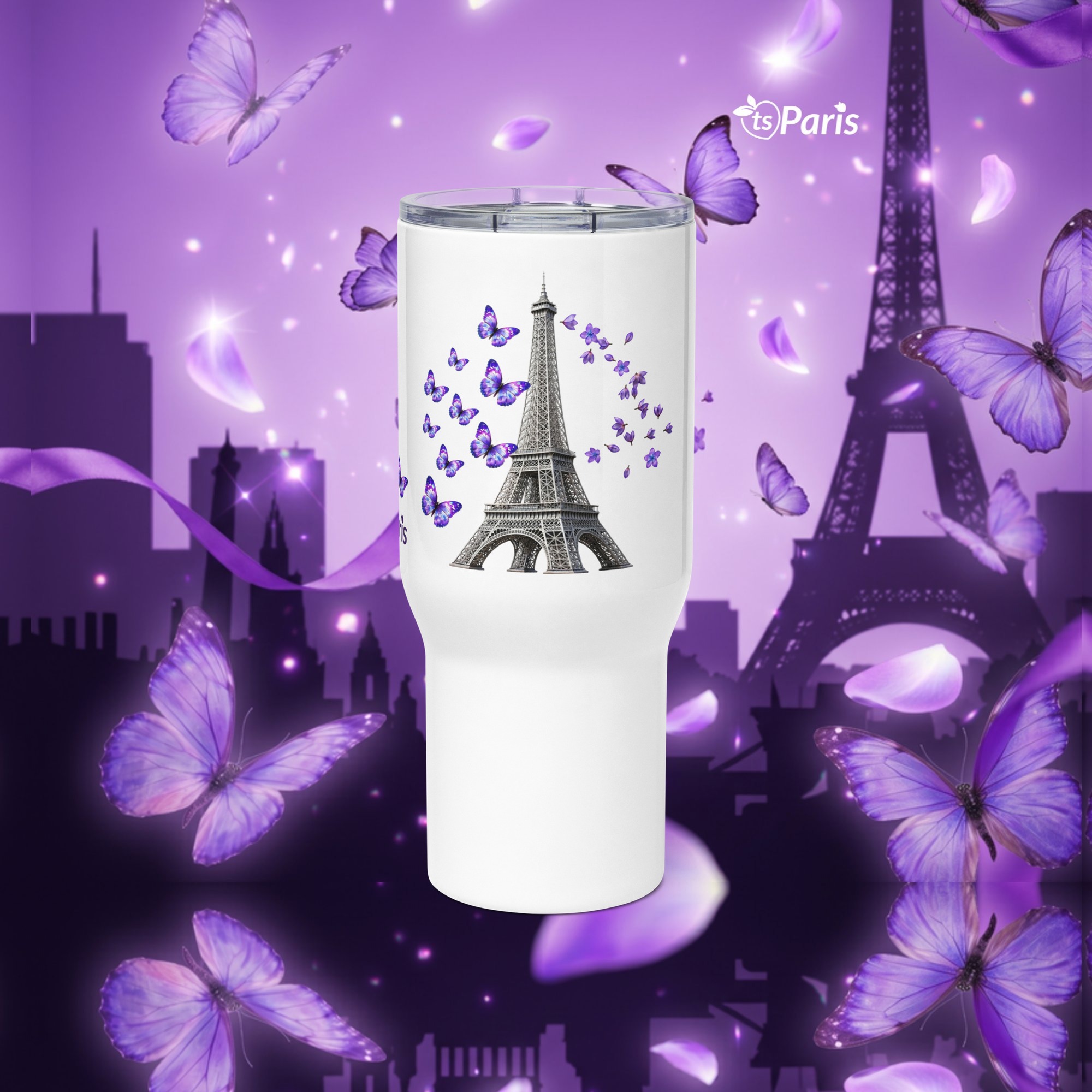tsgabrielle® • Parijs - De Eiffeltoren • Mok Met Henkel • 2 Maten - White - View 11