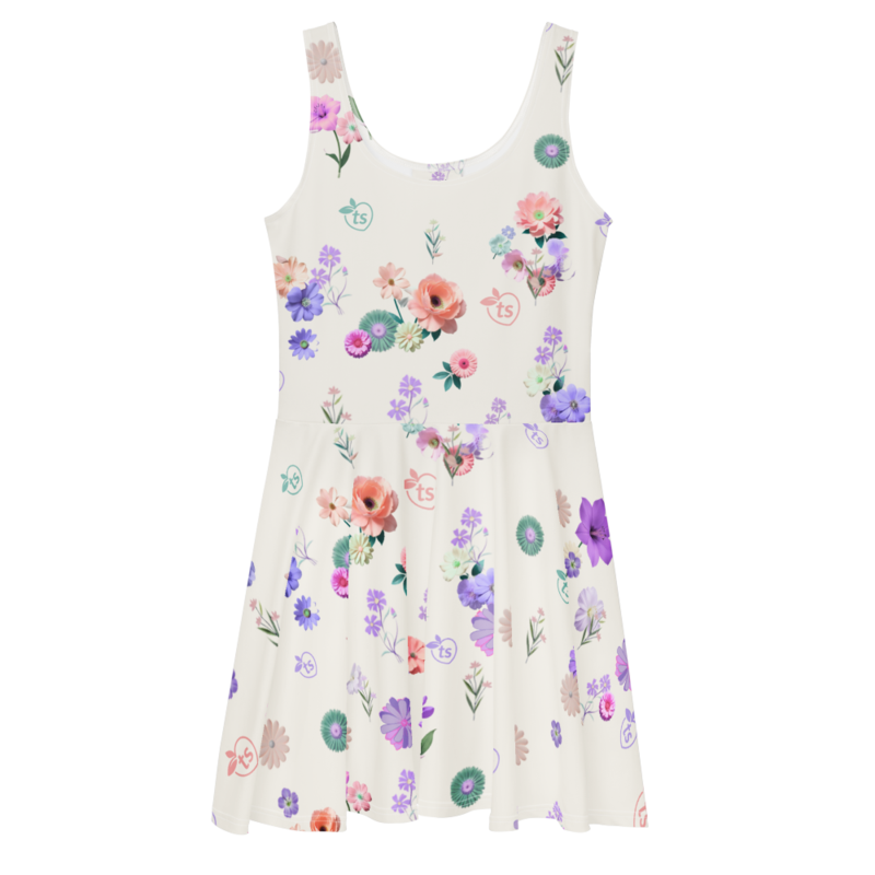 tsgabrielle® • Pour Elle • TransFLOWer™ • Robe Skater • Blanc - White - View 6