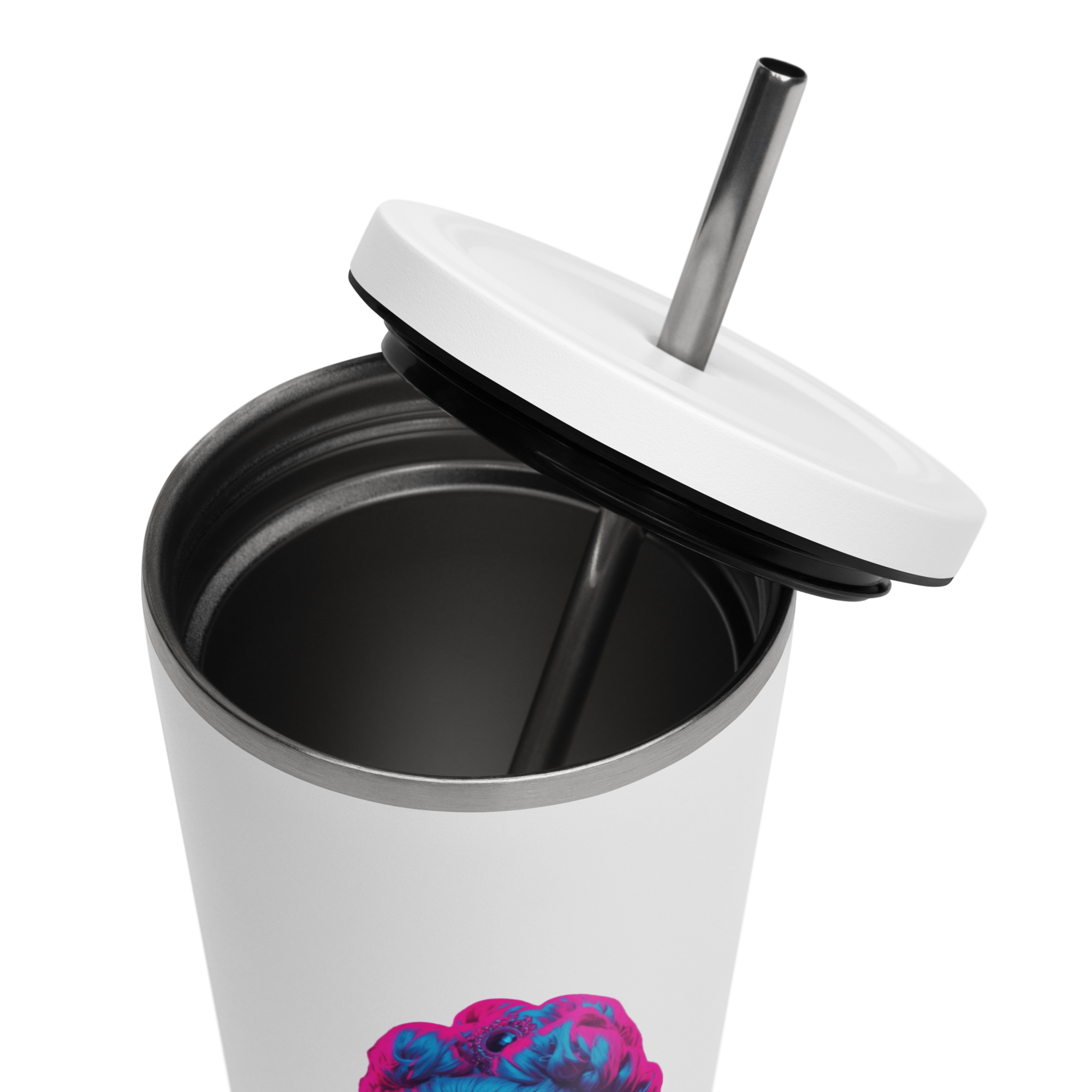tsgabrielle® • Parijs - Marie Antoinette • Tumbler • Roestvrij staal • Wit • 20 oz - View 8