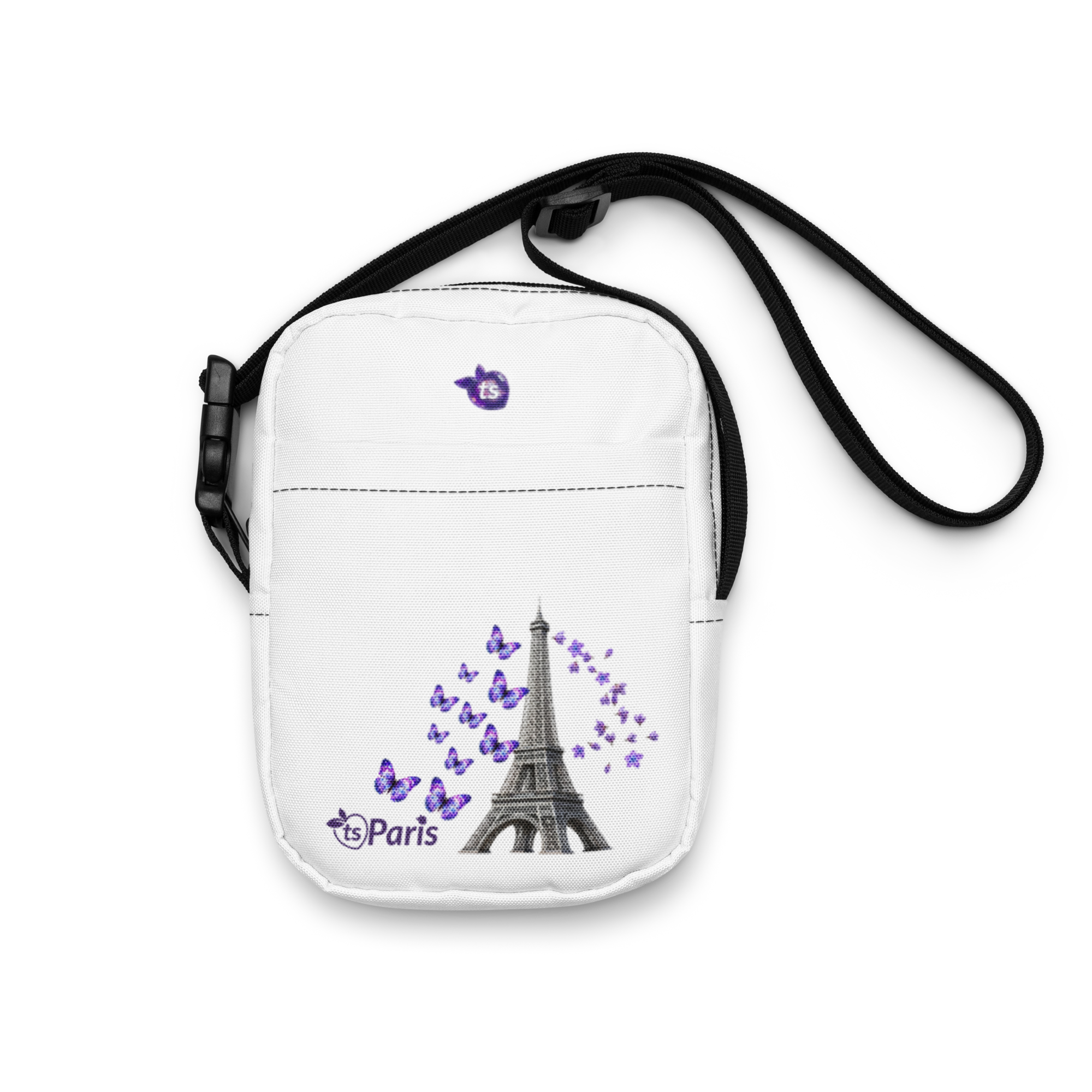 tsgabrielle® • Parijs - De Eiffeltoren • Utility Crossbody Bag • Wit - View 8