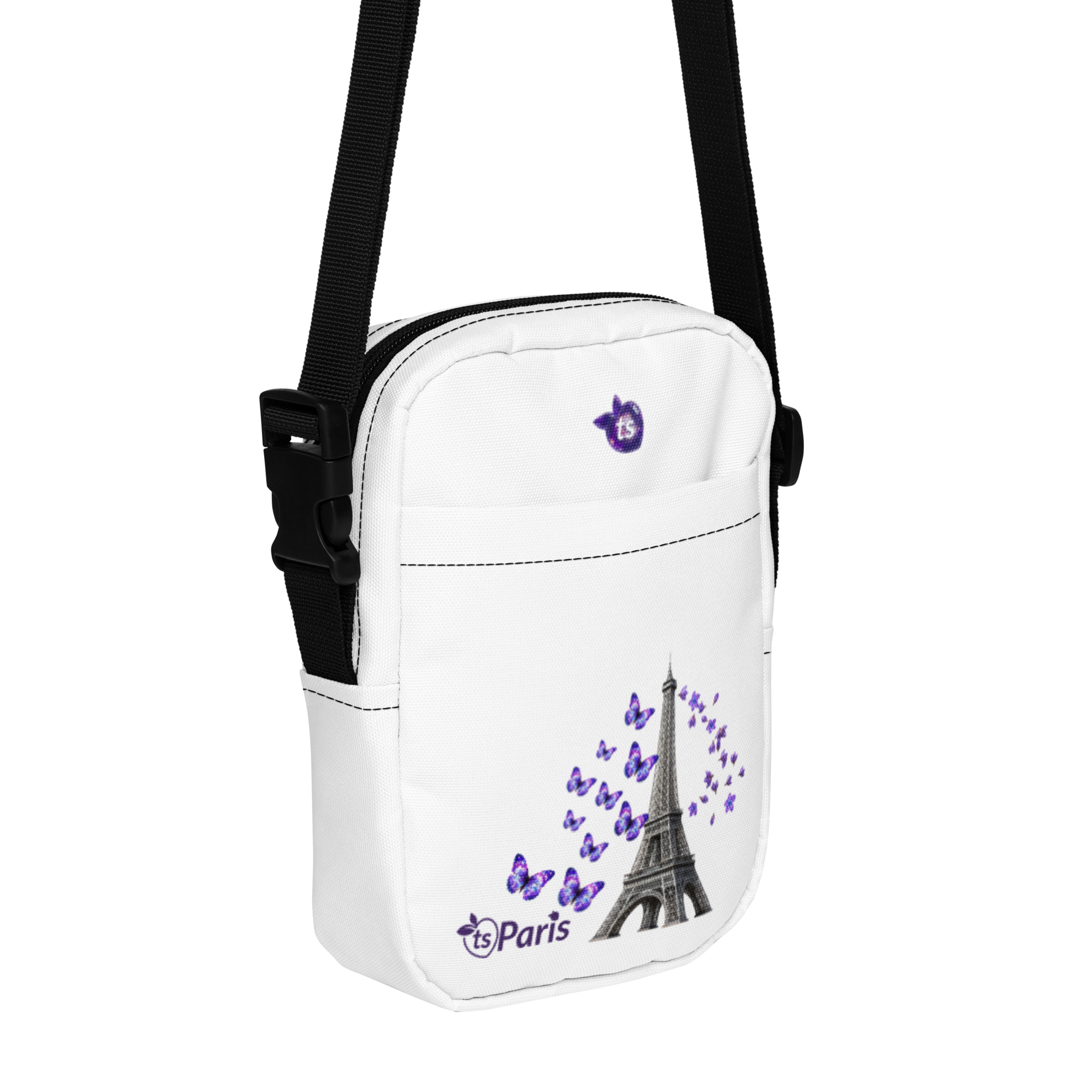 tsgabrielle® • Parijs - De Eiffeltoren • Utility Crossbody Bag • Wit - View 10
