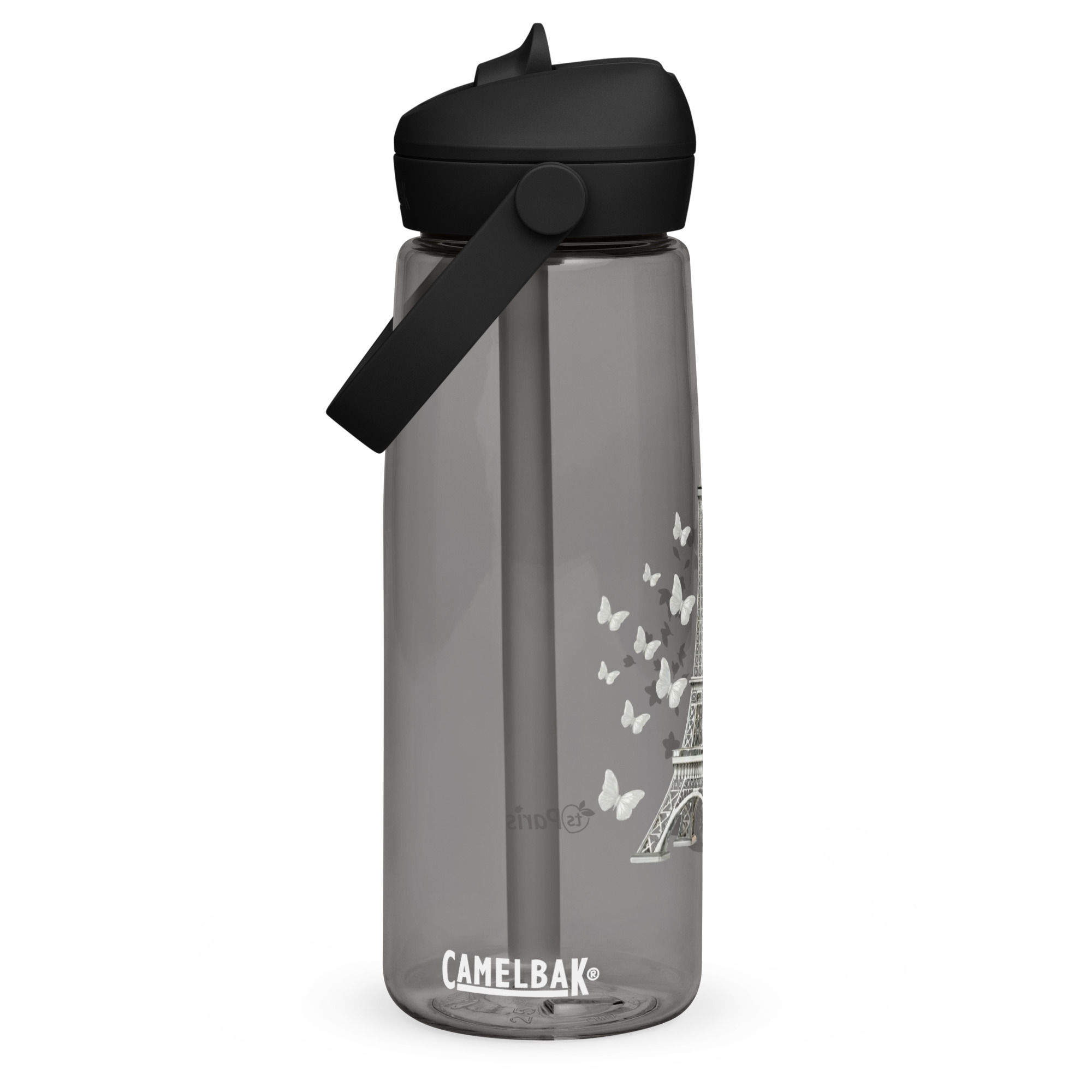 CamelBak® Eddy® by tsgabrielle® • Paris - La Tour Eiffel • Gourde Sportive • Paille Rabattable • 3 Couleurs • 74 cl