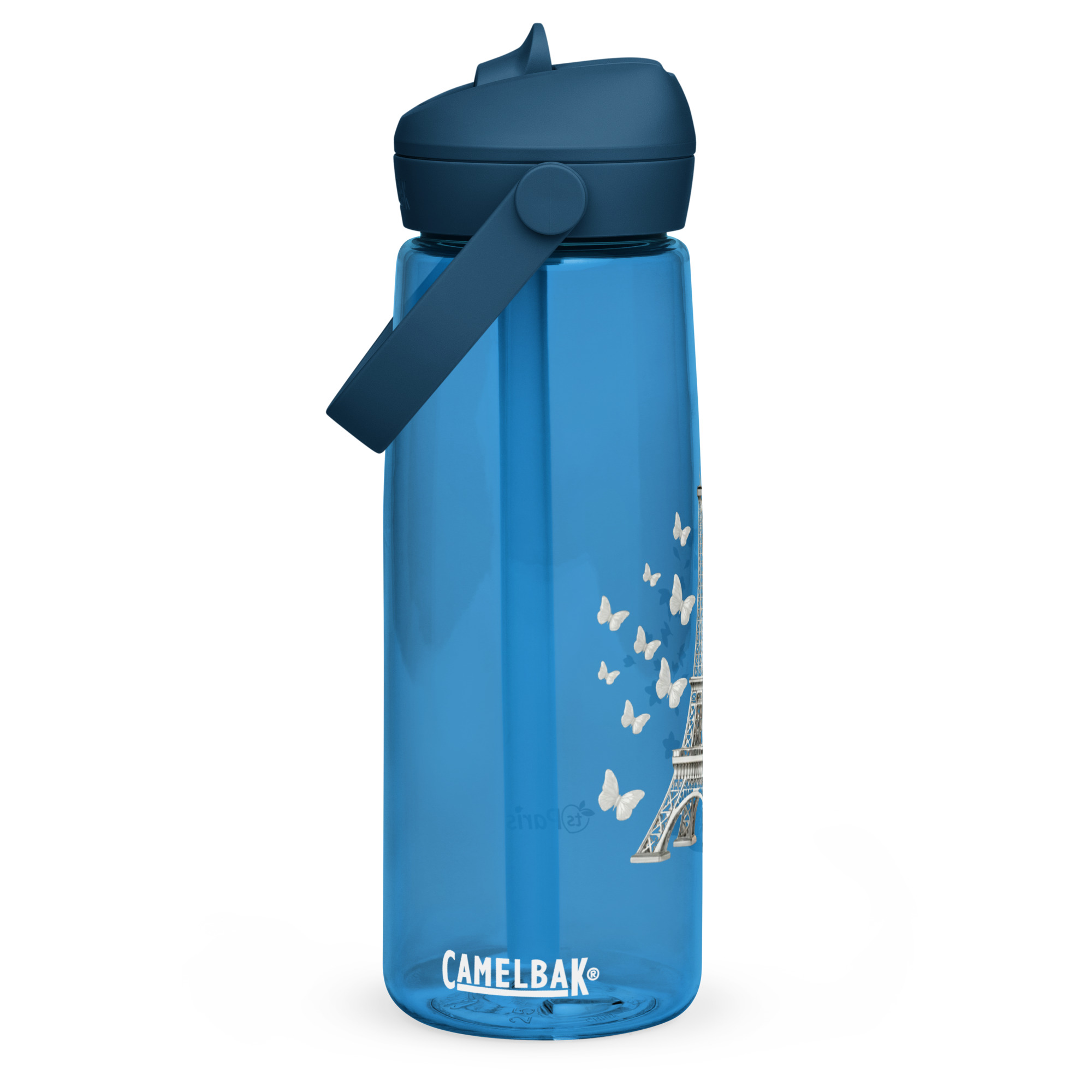 CamelBak® Eddy® by tsgabrielle® • Paris - La Tour Eiffel • Gourde Sportive • Paille Rabattable • 3 Couleurs • 74 cl