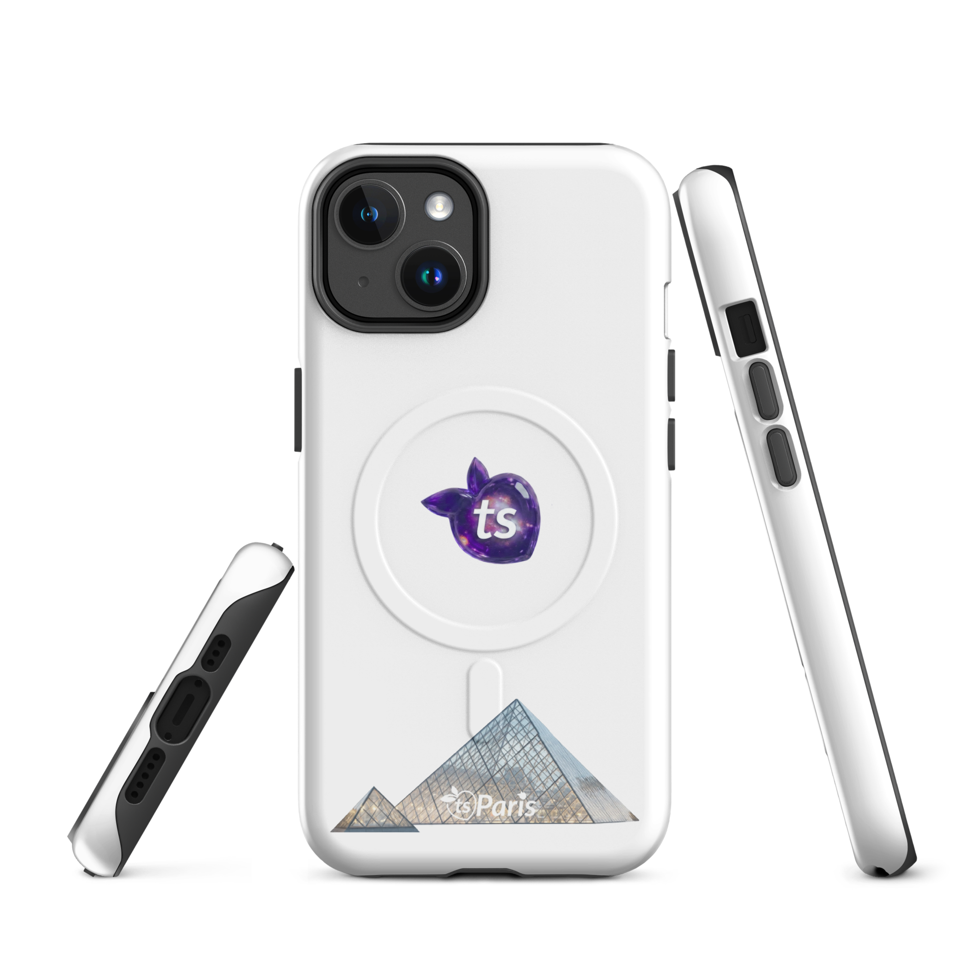 tsgabrielle® • Parijs - De Louvre-Piramide • Stevige Hoes • MagSafe® • Compatibel met iPhone® • Nieuwste Modellen - View 2