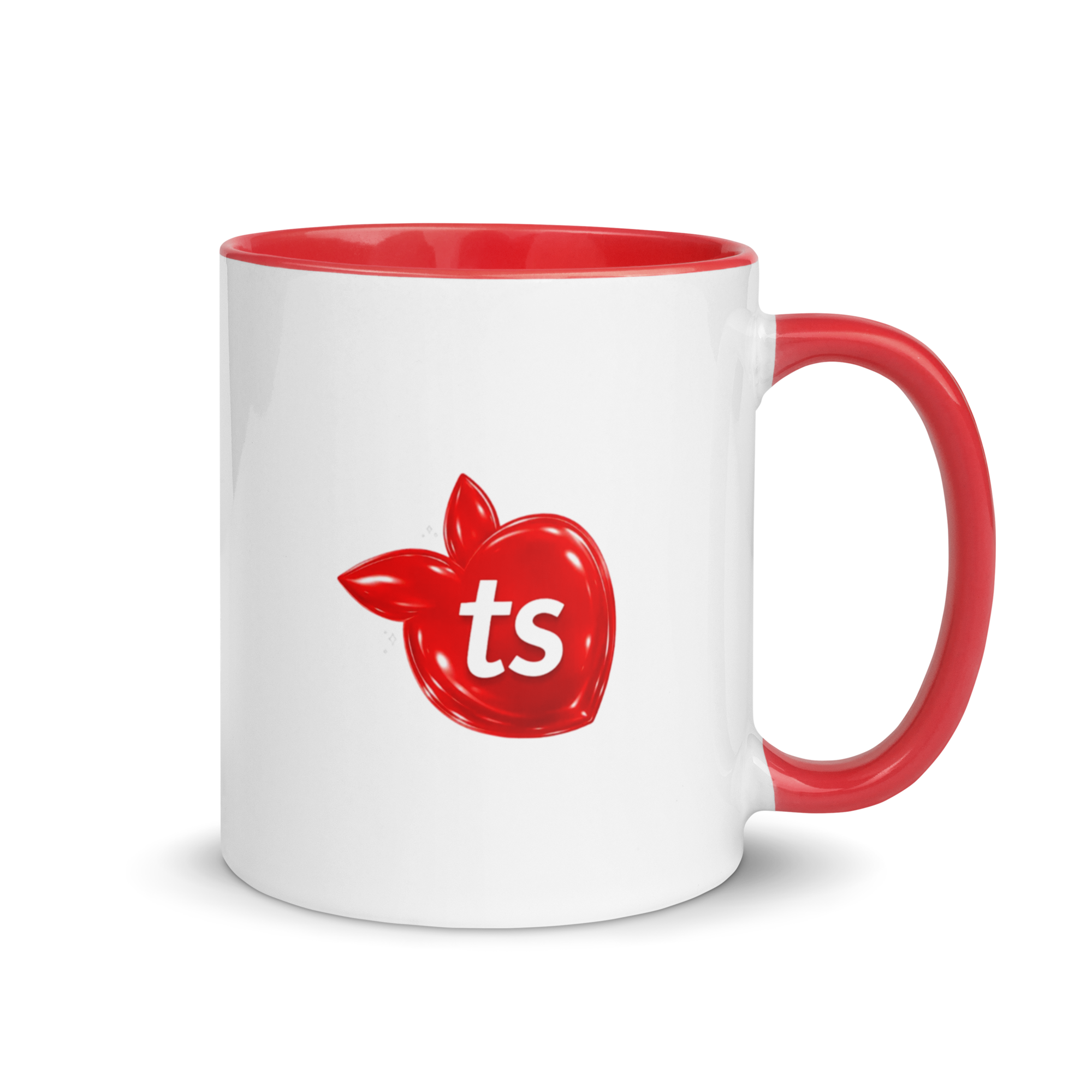 tsgabrielle® • Mug avec intérieur rouge • Céramique • 2 tailles