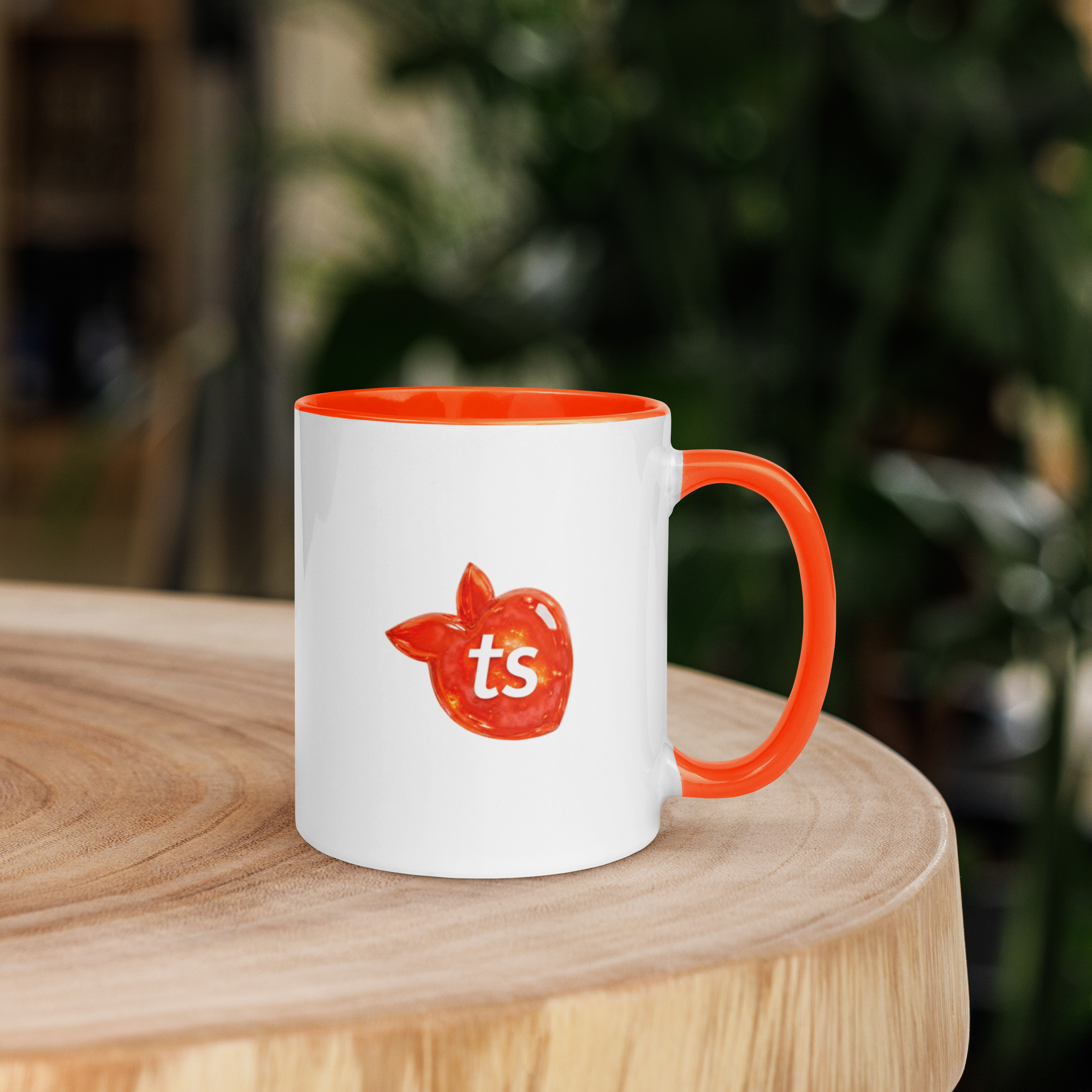 tsgabrielle® • Mug avec intérieur orange • Céramique • 325 ml - View 12