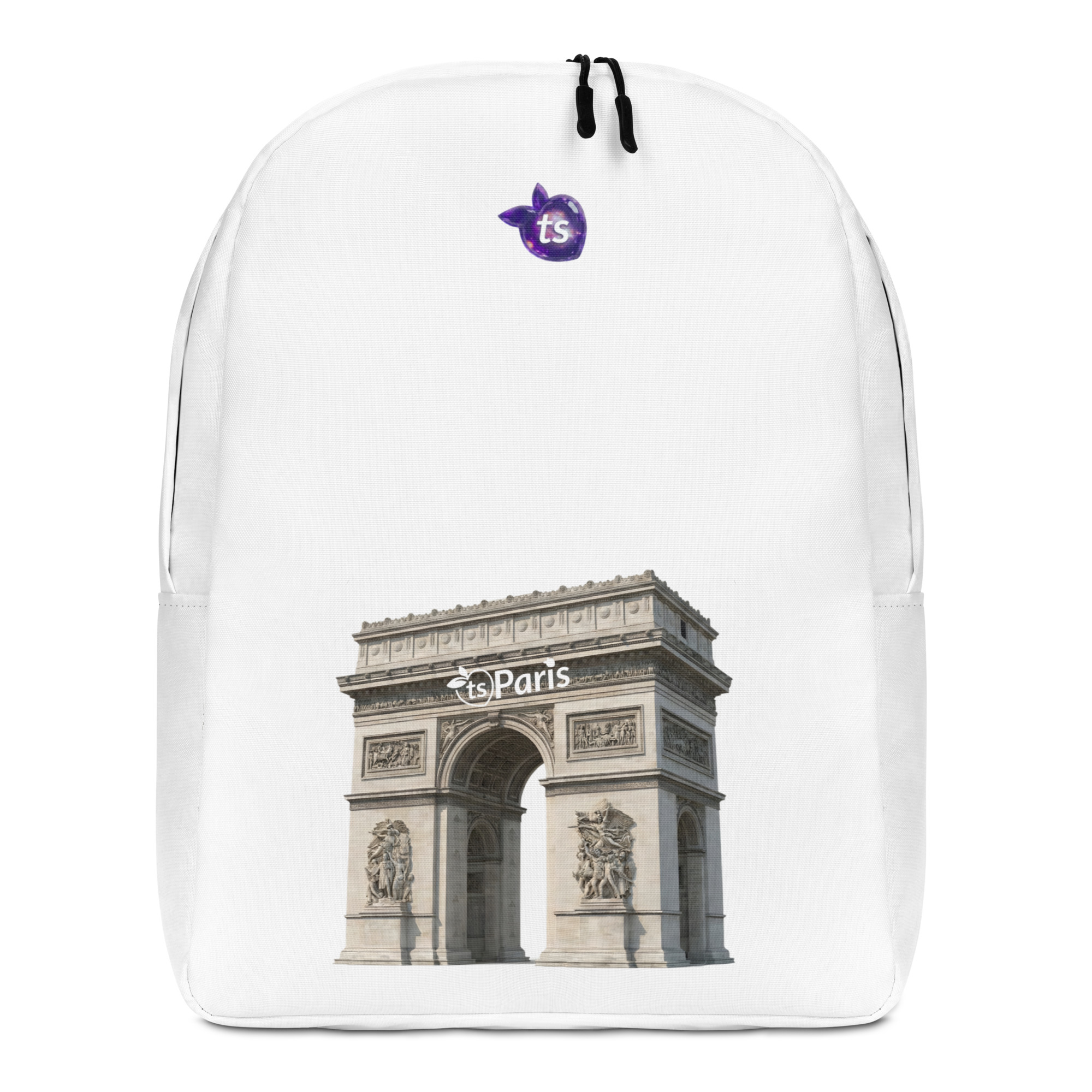 tsgabrielle® • Parijs - Arc de Triomphe • Minimalistische Rugzak • Wit